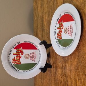 NORITAKE 1996 International Food & Wine Festival Plates, Banff Springs Hotel